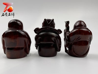 印度小葉紫檀高油密二膘材質 【福祿壽】3