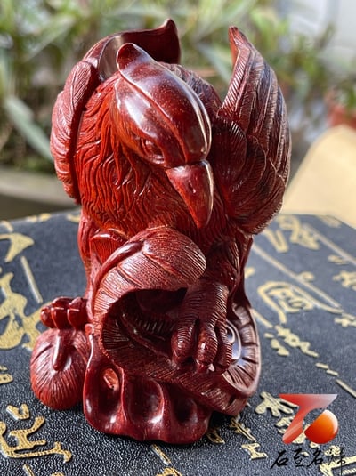 印度小葉紫檀高油密二膘材質 湘工手作【四大神獸】11