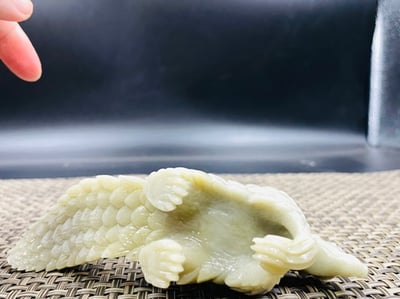 石鎧護運，鎮宅開路 壽山峨嵋石【穿山甲】王逸文老師純手工雕刻6