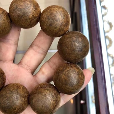 超大規格加里曼丹沉香手串珍藏30mm×9  【修無明，斷煩惱】5