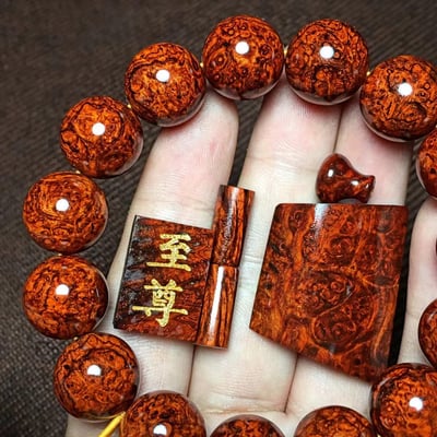 印度小葉紫檀15mm爆滿瘤疤【至尊】6