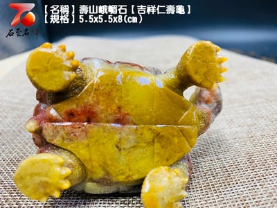 壽山峨嵋石【吉祥仁壽龜】6