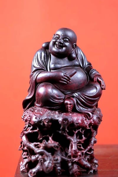 印度小葉紫檀【皆大歡喜】清刀供品 名師精典款1