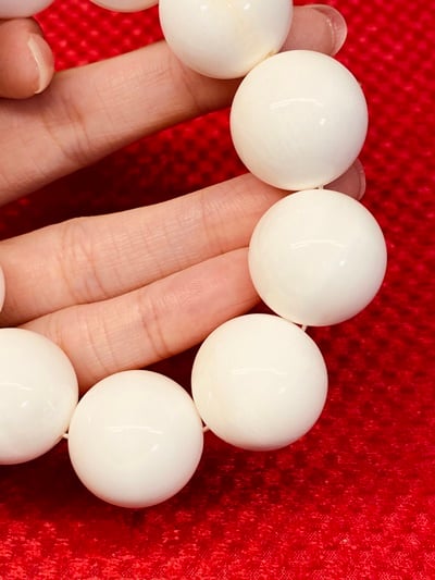 純天然 【硨磲圓珠手珠20mm】3