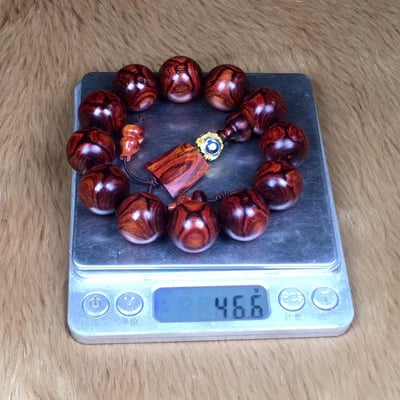 海南黃花梨 野生料鬼臉19.5mm手珠3