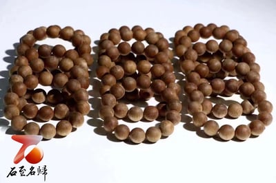 柬埔寨菩薩沉香手珠16mm×14顆2