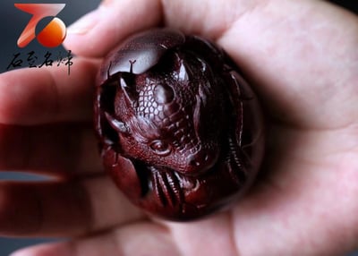 印度小葉紫檀 精選高油密老料 手工製作打磨【龍生九子】6