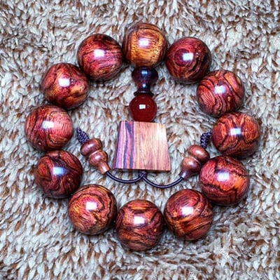 海南黃花梨野生料19.5mm手珠6