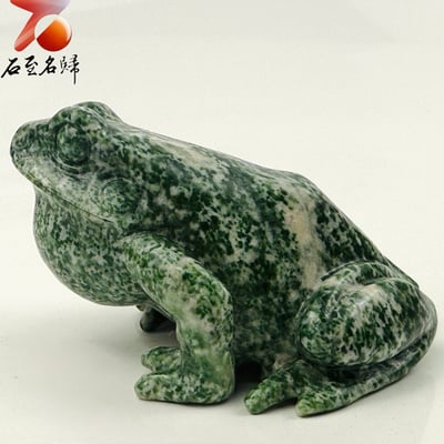 貴州頂級玉化蛇紋石【碧祥蛙】5