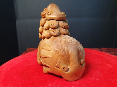 老山檀香-湘工大師手作【饕餮】4