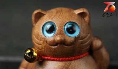 正宗阿根廷綠檀【招財不倒貓】8