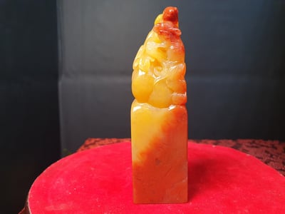 【名稱】極品芙蓉石【碩果累累印章】4