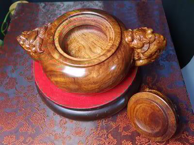 海南黃花梨野生油梨老料【精品龍龜壺】4