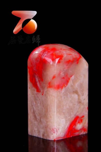 巴林羊脂玉雞血【素章】1