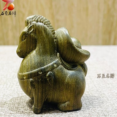天然金絲楠木小葉楨楠｜嚴選烏木老料（陰沉綠料）【福駒載寶】4
