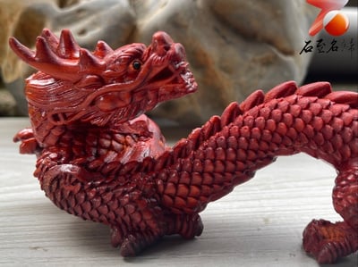 非洲紅木龍擺件【龍行天下】5