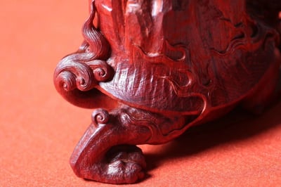 印度小葉紫檀名家手作【神獸-霸下】5