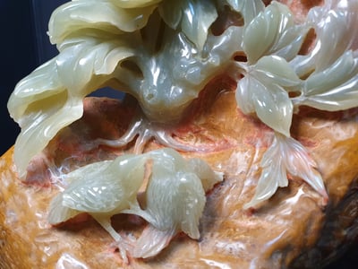 古青玉系列【花開富貴】2