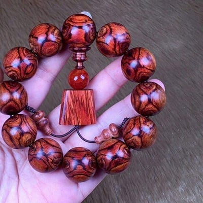 海南黃花梨野生料19.5mm手珠3