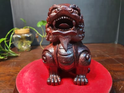 印度小葉紫檀湘工【北京獅】3