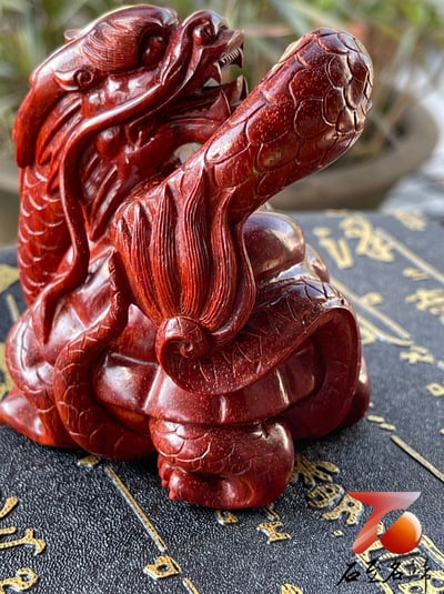 印度小葉紫檀高油密二膘材質 湘工手作【四大神獸】8