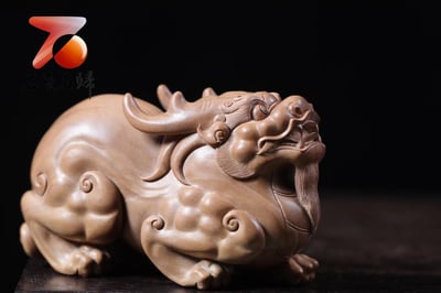 印度老山檀香【招財貔貅 華藝款】4