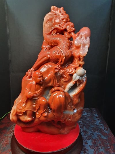 壽山石系列【降龍羅漢】1