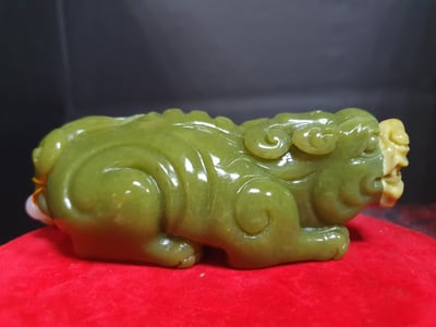 壽山月尾綠【招財貔貅】4