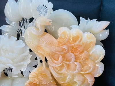 阿富汗紅花冰玉【鳳凰呈祥】3