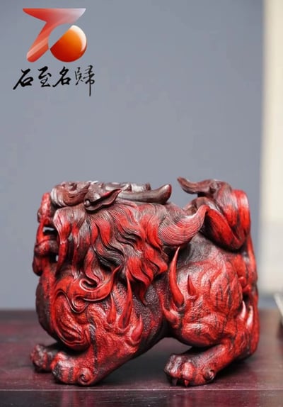 印度小葉紫檀一木手作【狴犴】4