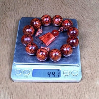 海南黃花梨野生料19.5mm手珠6