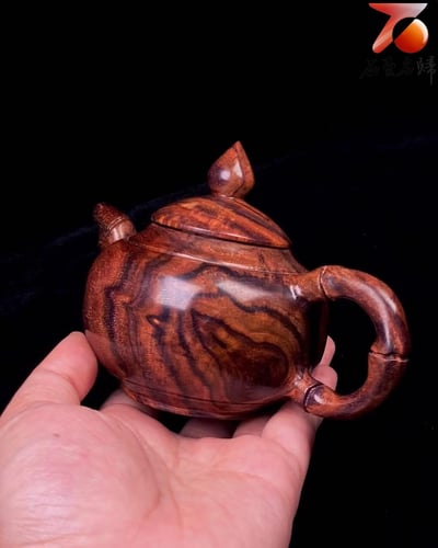 海南黃花梨野生料【把把壺（福）】重量223公克3
