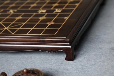 寮國大紅酸枝【文人空間／象棋盤】+精美象棋組5