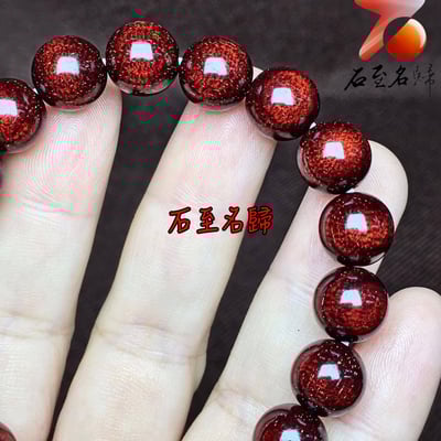 天然 精選印度小葉紫檀360度爆滿大龍鱗+爆滿金星10mm手珠3