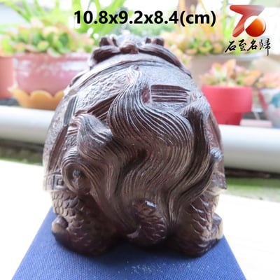 印度小葉紫檀精雕[龍龜]4