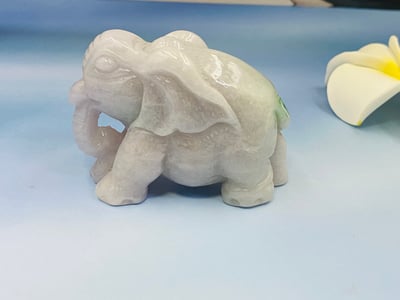 天然A貨 紫糯米種翡翠 附收藏證書【福象】3