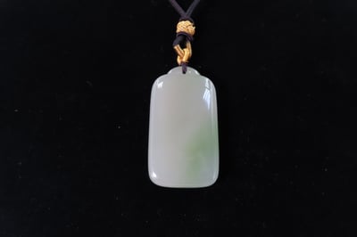 臻品和田玉翠青【無事牌】6