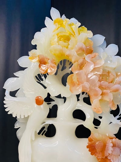 阿富汗紅花冰玉【富貴如意】2