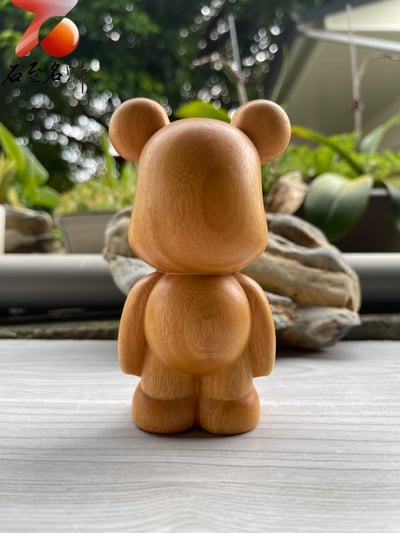 崖柏木雕件【暴力熊】2