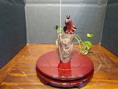 印度小葉紫檀風化料－小沙彌香插5