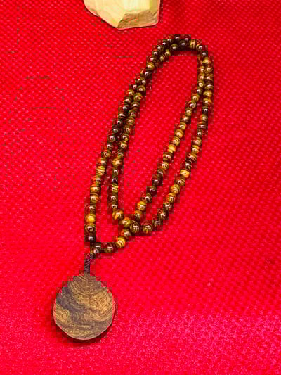 海南黃花梨8mm圓珠項鍊1