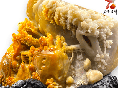 老撾北部田黃石【山水圖】9