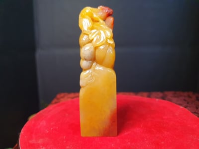 【名稱】極品芙蓉石【碩果累累印章】3