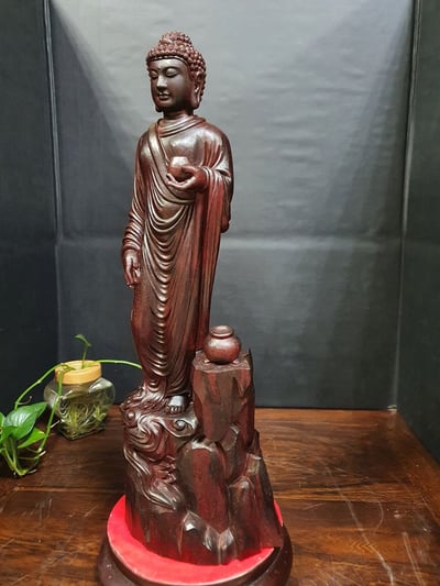 印度小葉紫檀清刀【藥師佛】3