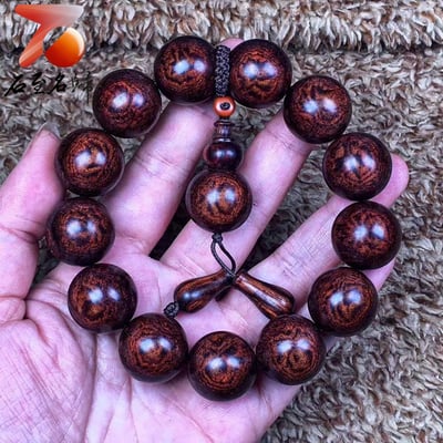 海南黃花梨油梨老料 雙面蜘蛛紋 【蜘蛛王】重量31.6克6