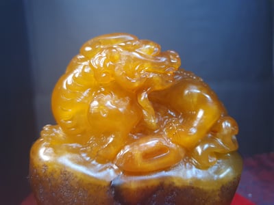 壽山石擺件 【招財貔貅】3