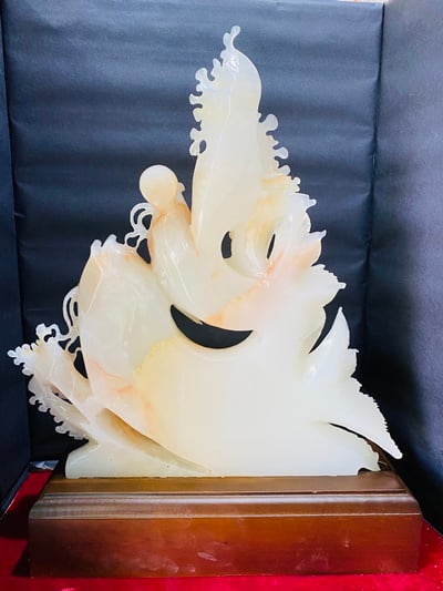 阿富汗紅花冰玉【雙龍搶珠】5