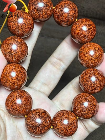 印度小葉紫檀 頂級泥料爆滿葡萄纓子瘤疤【福】7