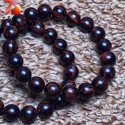 海南黃花梨 紫油梨老料12mm/10mm手珠5