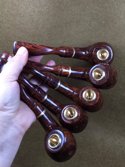 海南黃花梨野生油梨老料製【老爺菸斗】7